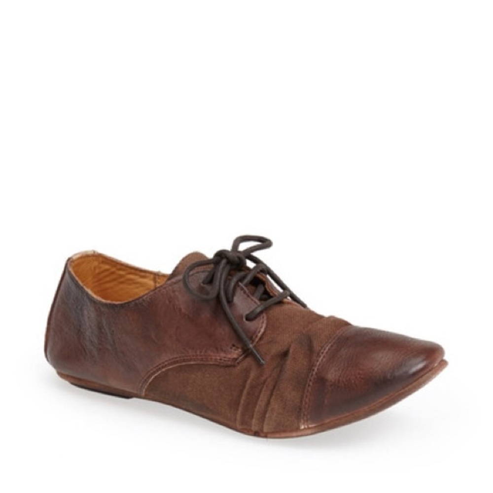 Bed Stu Brown Leather Flats
